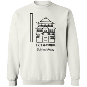 Cast Of Spirited Away - Spirited Away – The Bathhouse Sweatshirt Unisex-Apparel, Cast Of Spirited Away, Spirited Away, Sweatshirt