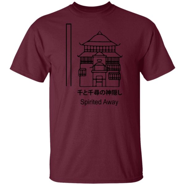 Spirited Away Movie - Spirited Away – The Bathhouse T shirt Unisex-Apparel, Spirited Away, Spirited Away Movie, Tshirt