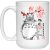 Totoro and the Girls by Sakura Flower Mug 15Oz