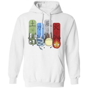 My Neighbor Totoro Mei - Ghibli Elemental Hoodie Unisex-Apparel, Hoodie, Howl's Moving Castle, My Neighbor Totoro, My Neighbor Totoro Mei, princess mononoke, Spirited Away