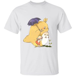 Totoro Sun Shade Cat Bus - Umbrella Totoro and Mei T Shirt-Apparel, My Neighbor Totoro, Totoro Sun Shade Cat Bus, Tshirt