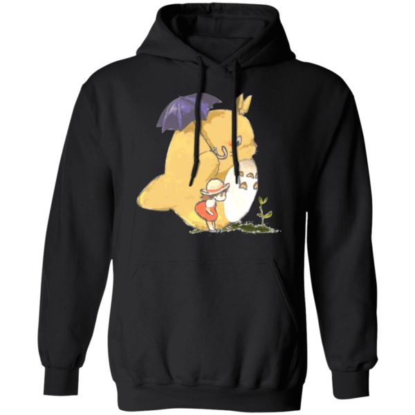 Dai-totoro - Umbrella Totoro and Mei Hoodie-Apparel, Dai-totoro, Hoodie, My Neighbor Totoro