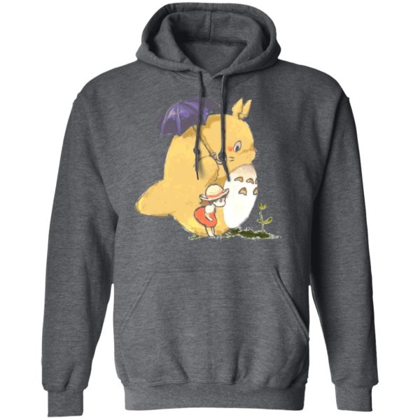 Dai-totoro - Umbrella Totoro and Mei Hoodie-Apparel, Dai-totoro, Hoodie, My Neighbor Totoro