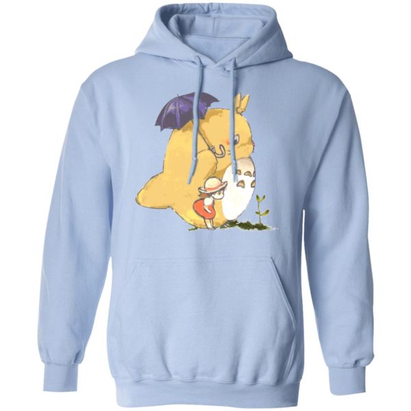 Dai-totoro - Umbrella Totoro and Mei Hoodie-Apparel, Dai-totoro, Hoodie, My Neighbor Totoro