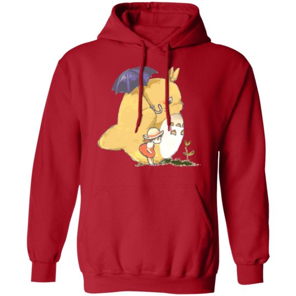 Dai-totoro - Umbrella Totoro and Mei Hoodie-Apparel, Dai-totoro, Hoodie, My Neighbor Totoro