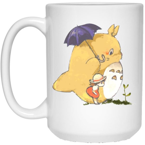 What Is Totoro - Umbrella Totoro and Mei Mug-Accessories, House Decor, Mug, My Neighbor Totoro, What Is Totoro