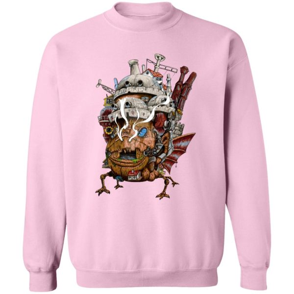 Howl's Moving Castle Piano - Howl’s Moving Castle – Smoking Sweatshirt-Apparel, Howl's Moving Castle, Howl's Moving Castle Piano, Sweatshirt