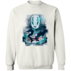 Spirit Away - Spirited Away Water Color Sweatshirt-Apparel, kaonashi, no face, Spirit Away, Spirited Away, Sweatshirt