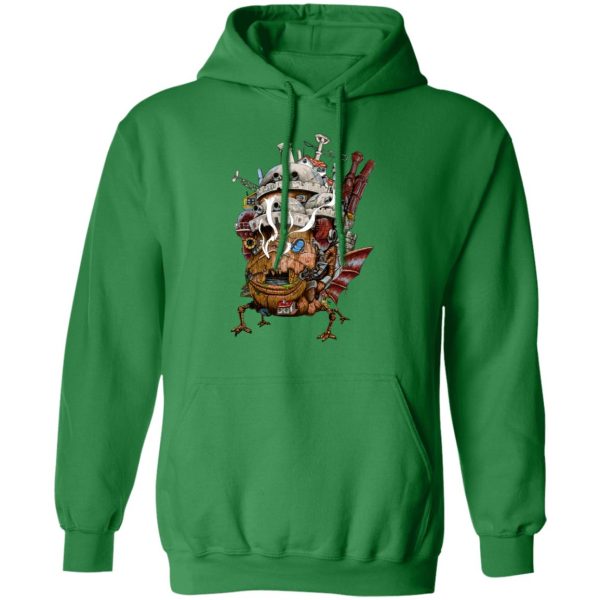 Howl's Moving Castle Music Sheet Piano - Howl’s Moving Castle – Smoking Hoodie-Apparel, Hoodie, Howl's Moving Castle, Howl's Moving Castle Music Sheet Piano