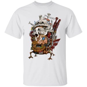 Sheet Music Howl's Moving Castle - Howl’s Moving Castle – Smoking T Shirt-Apparel, Howl's Moving Castle, Sheet Music Howl's Moving Castle, Tshirt