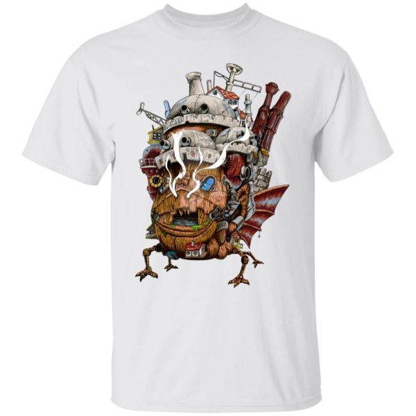 Sheet Music Howl's Moving Castle - Howl’s Moving Castle – Smoking T Shirt-Apparel, Howl's Moving Castle, Sheet Music Howl's Moving Castle, Tshirt