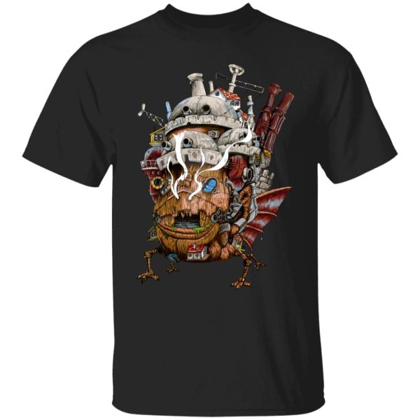 Sheet Music Howl's Moving Castle - Howl’s Moving Castle – Smoking T Shirt-Apparel, Howl's Moving Castle, Sheet Music Howl's Moving Castle, Tshirt