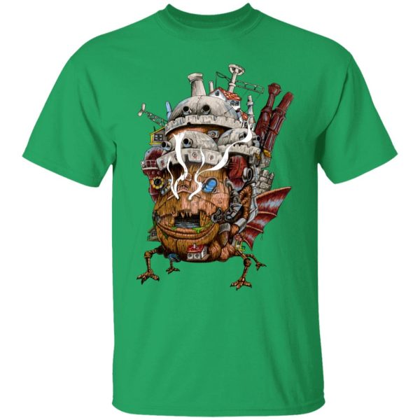 Sheet Music Howl's Moving Castle - Howl’s Moving Castle – Smoking T Shirt-Apparel, Howl's Moving Castle, Sheet Music Howl's Moving Castle, Tshirt