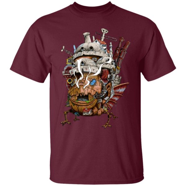 Sheet Music Howl's Moving Castle - Howl’s Moving Castle – Smoking T Shirt-Apparel, Howl's Moving Castle, Sheet Music Howl's Moving Castle, Tshirt