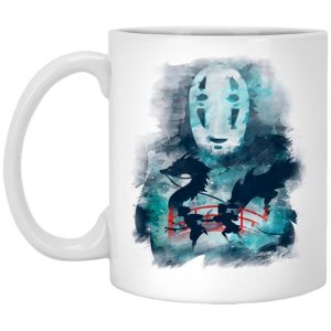 Minimalistic Spirited Away Wallpaper Phone - Spirited Away Water Color Mug-Accessories, House Decor, Minimalistic Spirited Away Wallpaper Phone, Mug, Spirited Away, Spirited Away Live, Spirited Away No Face