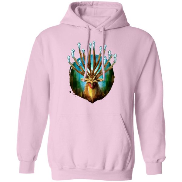 Princess Mononoke Tree Spirits - Princess Mononoke – Shishigami and The Tree Spirit Hoodie-Apparel, Hoodie, princess mononoke, Princess Mononoke Tree Spirits