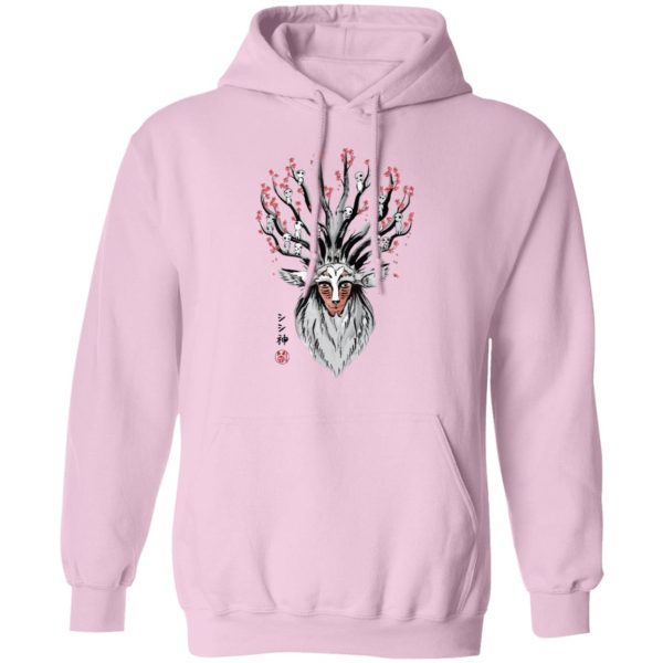 Princess Mononoke Theaters - Princess Mononoke – Shishigami and Sakura Hoodie-Apparel, Hoodie, princess mononoke, Princess Mononoke Theaters