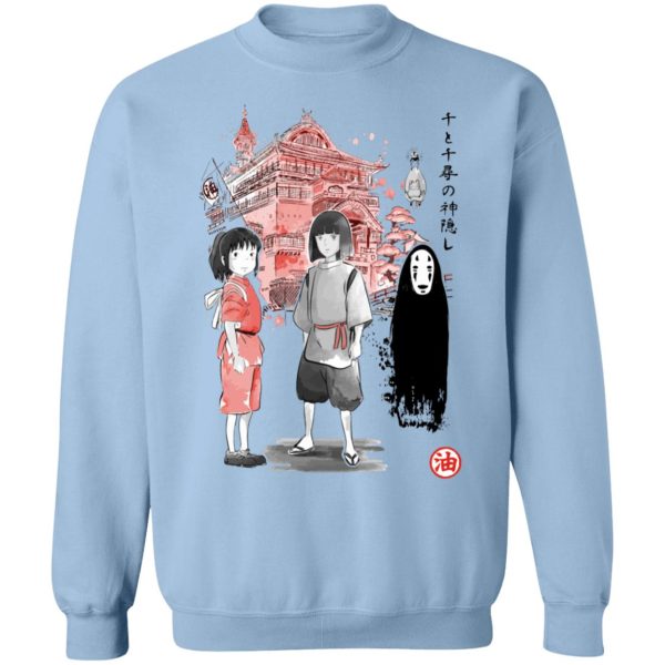 Spirited Away In Theaters - Spirited Away – Sen and Friends by the Bathhouse Sweatshirt-Apparel, Spirited Away, Spirited Away In Theaters, Sweatshirt