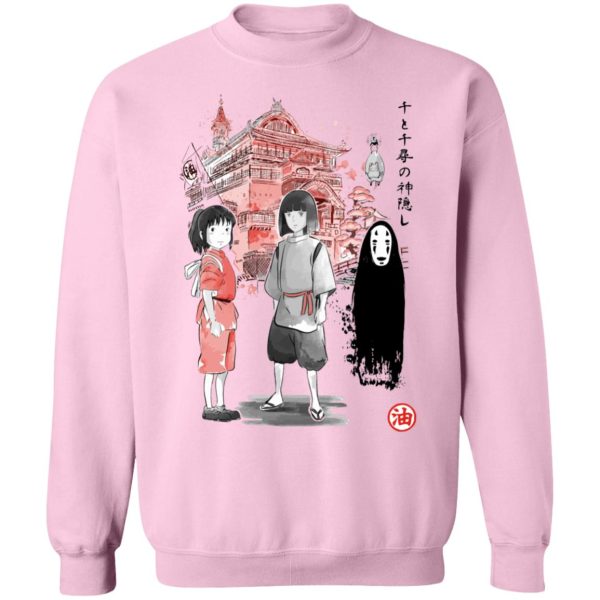 Spirited Away In Theaters - Spirited Away – Sen and Friends by the Bathhouse Sweatshirt-Apparel, Spirited Away, Spirited Away In Theaters, Sweatshirt