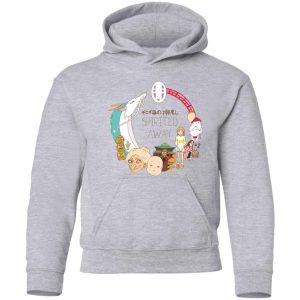 Spirited Away English Actors - Spirited Away Compilation Characters Hoodie for Kid-Spirited Away English Actors