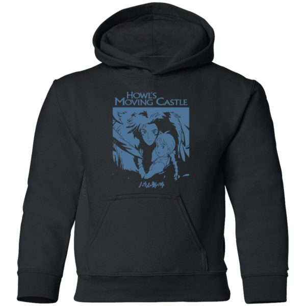 Howl's Moving Castle Howl Character Analysis - Howl’s Moving Castle Black & White Hoodie for Kid-Howl's Moving Castle Howl Character Analysis