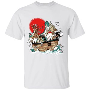 Dai-totoro - Studio Ghibli Boat T Shirt-Apparel, Dai-totoro, Howl's Moving Castle, My Neighbor Totoro, princess mononoke, Spirited Away, Tshirt