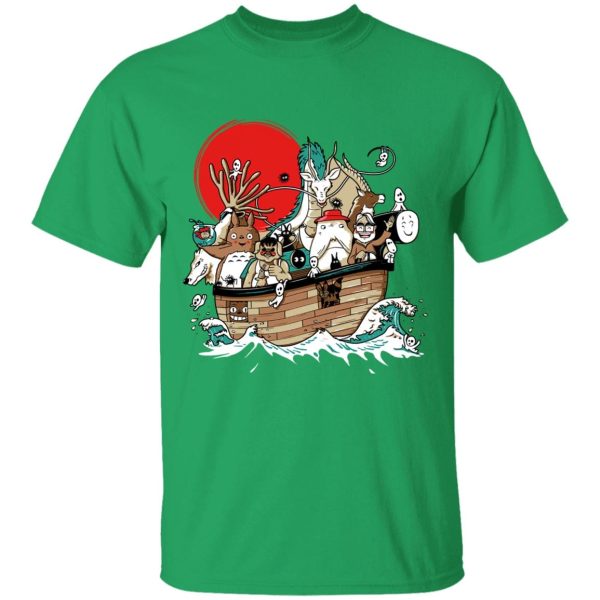 Dai-totoro - Studio Ghibli Boat T Shirt-Apparel, Dai-totoro, Howl's Moving Castle, My Neighbor Totoro, princess mononoke, Spirited Away, Tshirt