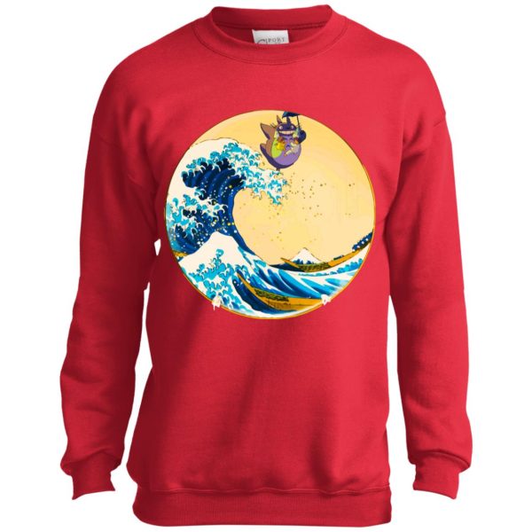 Ponyo English Cast - Totoro On The Waves Sweatshirt for Kid-Ponyo English Cast