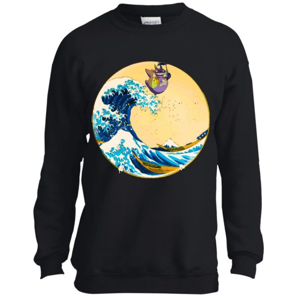 Ponyo English Cast - Totoro On The Waves Sweatshirt for Kid-Ponyo English Cast