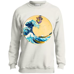 Ponyo English Cast - Totoro On The Waves Sweatshirt for Kid-Ponyo English Cast