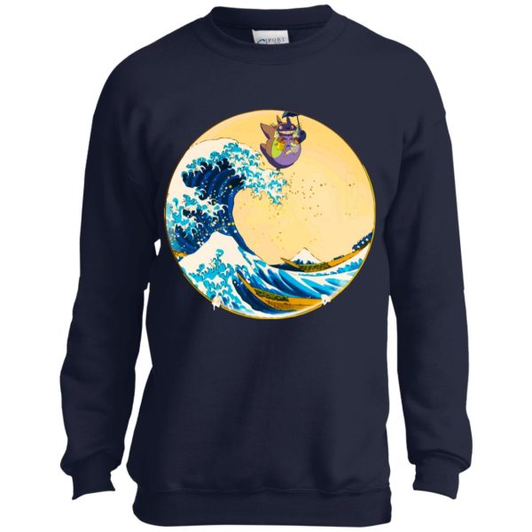 Ponyo English Cast - Totoro On The Waves Sweatshirt for Kid-Ponyo English Cast