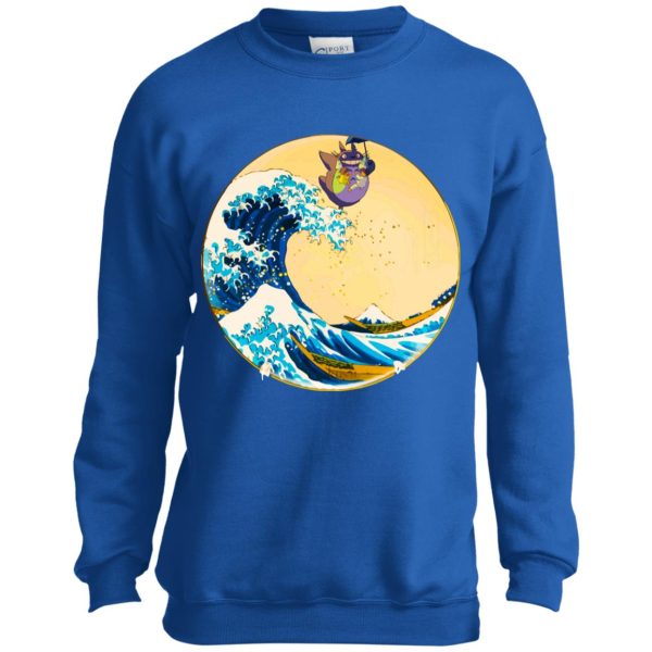 Ponyo English Cast - Totoro On The Waves Sweatshirt for Kid-Ponyo English Cast