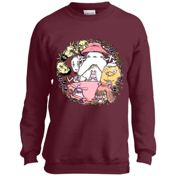 Spirited Away Online - Spirited Away No Face Tea Time Sweatshirt for Kid-Spirited Away Online