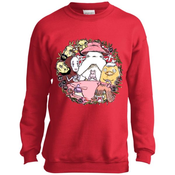 Spirited Away Online - Spirited Away No Face Tea Time Sweatshirt for Kid-Spirited Away Online