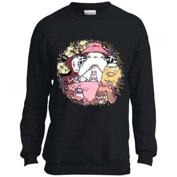 Spirited Away Online - Spirited Away No Face Tea Time Sweatshirt for Kid-Spirited Away Online