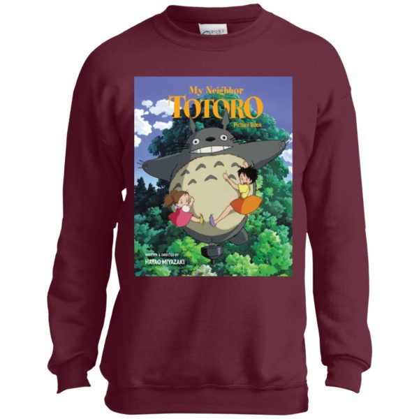 Totoro Plush - My Neighbor Totoro On The Tree Sweatshirt for Kid-Totoro Plush