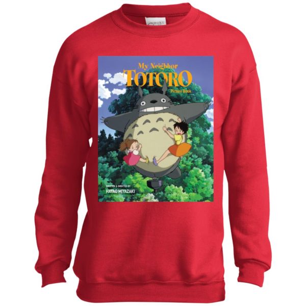 Totoro Plush - My Neighbor Totoro On The Tree Sweatshirt for Kid-Totoro Plush