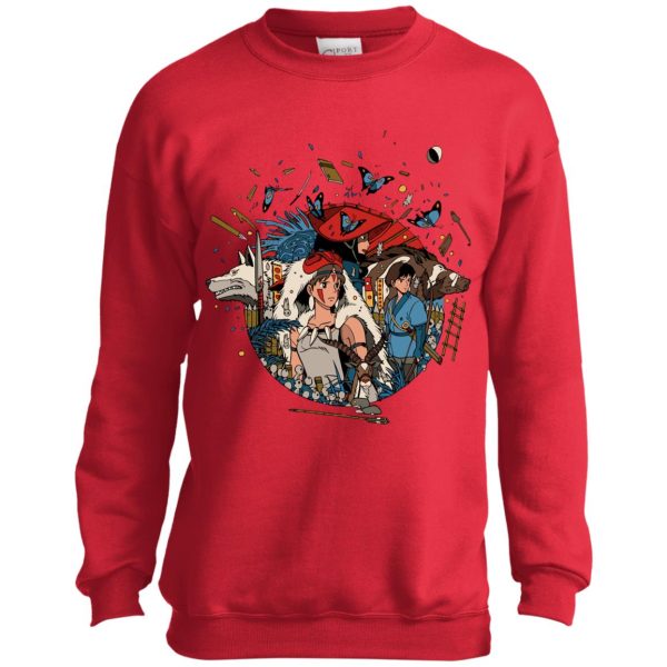 Princess Mononoke Ashitaka - Princess Mononoke Kokyo Sweatshirt for Kid-Princess Mononoke Ashitaka