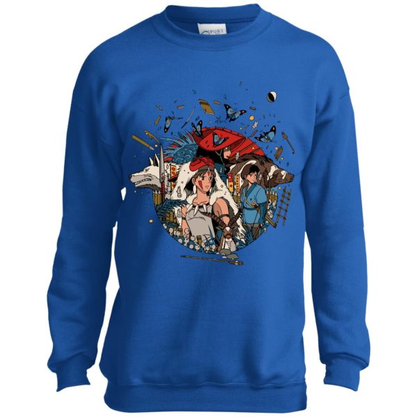 Princess Mononoke Ashitaka - Princess Mononoke Kokyo Sweatshirt for Kid-Princess Mononoke Ashitaka