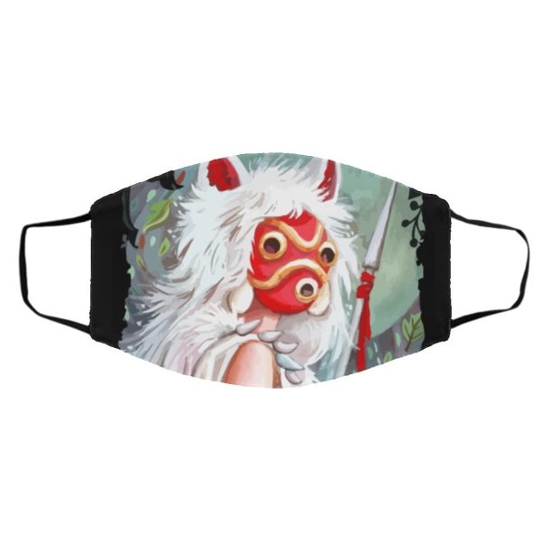 Tree Spirits Princess Mononoke - Princess Mononoke – Forest Guardian Face Mask-Accessories, Face Mask, princess mononoke, Tree Spirits Princess Mononoke