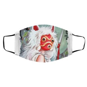 Tree Spirits Princess Mononoke - Princess Mononoke – Forest Guardian Face Mask-Accessories, Face Mask, princess mononoke, Tree Spirits Princess Mononoke