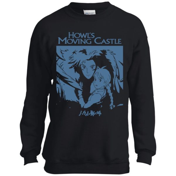 Howl's Moving Castle Merry Go Round Of Life Piano Sheet - Howl’s Moving Castle Black & White Sweatshirt for Kid-Howl's Moving Castle Merry Go Round Of Life Piano Sheet