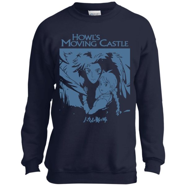 Howl's Moving Castle Merry Go Round Of Life Piano Sheet - Howl’s Moving Castle Black & White Sweatshirt for Kid-Howl's Moving Castle Merry Go Round Of Life Piano Sheet