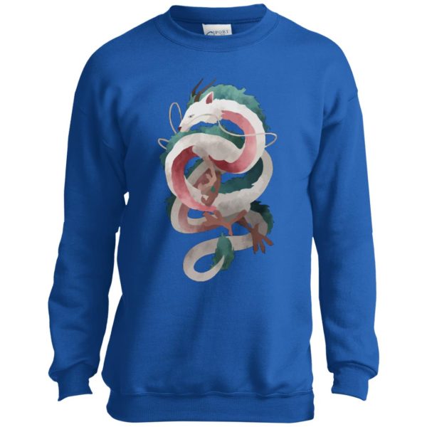 Miyazakis Spirited Away - Spirited Away – Haku Dragon Sweatshirt for Kid-Miyazakis Spirited Away