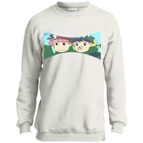 Ponyo Cast - Ponyo and Sosuke Sweatshirt for Kid-Ponyo Cast