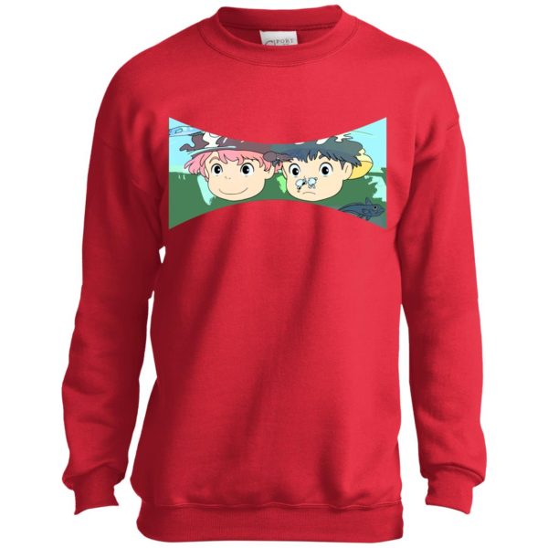 Ponyo Cast - Ponyo and Sosuke Sweatshirt for Kid-Ponyo Cast