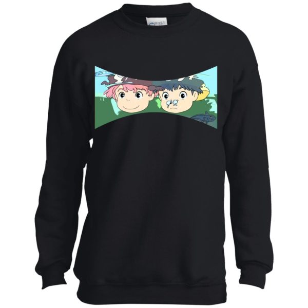 Ponyo Cast - Ponyo and Sosuke Sweatshirt for Kid-Ponyo Cast