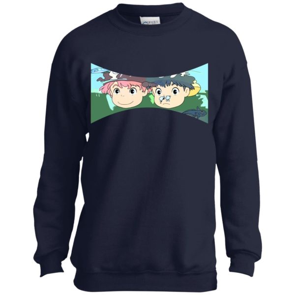 Ponyo Cast - Ponyo and Sosuke Sweatshirt for Kid-Ponyo Cast