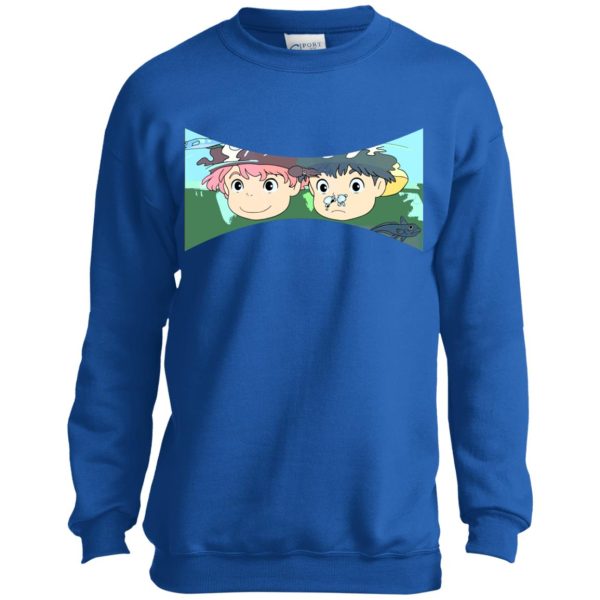 Ponyo Cast - Ponyo and Sosuke Sweatshirt for Kid-Ponyo Cast