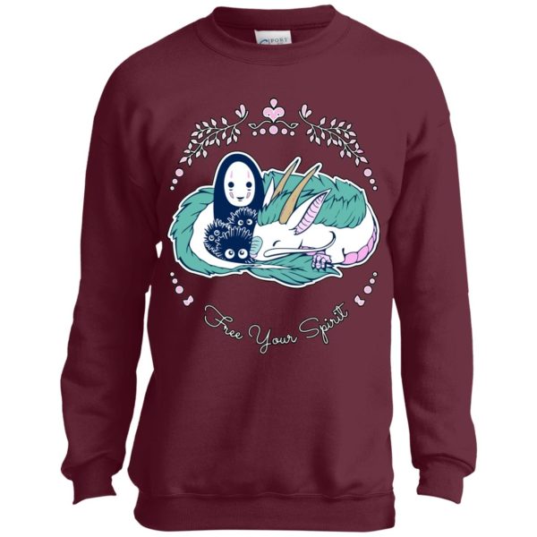 Spirited Away Theatre - Spirited Away – No Face and Haku Dragon Sweatshirt for Kid-Spirited Away Theatre